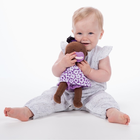 🍼 Wee Baby Stella Brown 12” Soft Baby Doll with magnetic pacifier with Box 🍼 - Picture 7 of 16